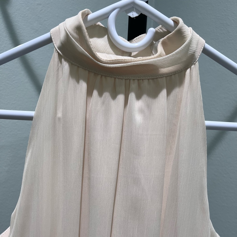 Beautiful cocktail dress champagne cream beige size M